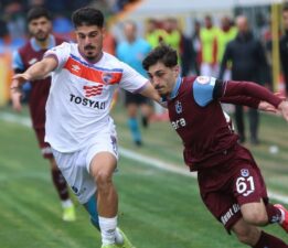 Trabzonspor deplasmanda 2 puan bıraktı