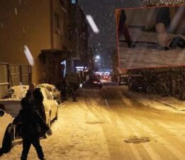 Ümraniye’de çocukların kar sevinci