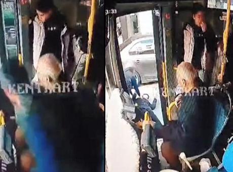 Yer: Zonguldak! Otobüste bayıldı, açılan kapıyla kafası kırıldı
