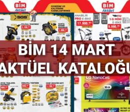 BİM Aktüel indirimler kataloğu 14 Mart: BİM markete çapa makinesi, matkap seti, elektrikli bisiklet ve basamak merdiven geliyor