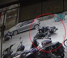 Feci olay! Tamire giden motosiklete başka bir motosiklet çarpıştı