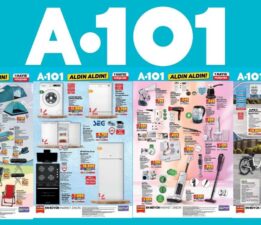 A101 Aktüel Kataloğu 1 Mayıs Perşembe: Dikiş makinesi, televizyon, bluetooth kulaklık, çadır ve erzak dolabı geliyor