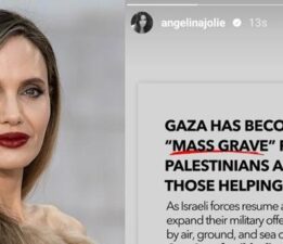 Angelina Jolie’den Gazze paylaşımı: ‘Toplu mezar’ oldu