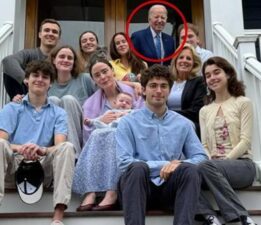 Biden’ı sonradan koydular! Paskalya aile fotoğrafında photoshop krizi