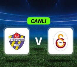 Canlı maç anlatımı: Galatasaray, Eyüpspor karşısında