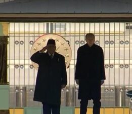 Cumhurbaşkanı Erdoğan, Endonezya Cumhurbaşkanı Subianto’yu resmi törenle karşıladı