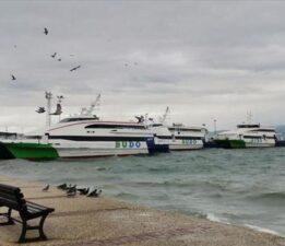 Deniz ulaşımına fırtına engeli! BUDO seferleri iptal edildi