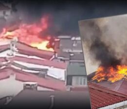 Esenyurt’ta yangın paniği! 5 katlı binada korku dolu anlar