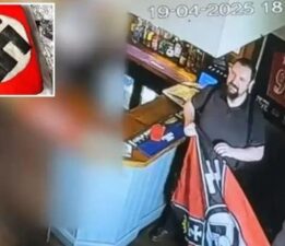 İngiltere’deki bir barda Hitler’in doğum gününü pastayla kutlayan neo-Naziler aranıyor