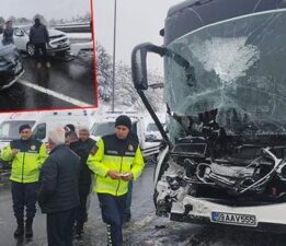 İstanbul yönü ulaşıma kapandı! Bolu’da zincirleme kaza: Çok sayıda araç birbirine girdi