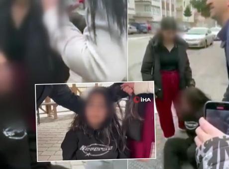 Kız öğrenci akran zorbalığı! Şiddet uygulayıp telefona kaydettiler