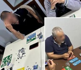 Kumar oynatıp canlı yayınladı! Polis bastı