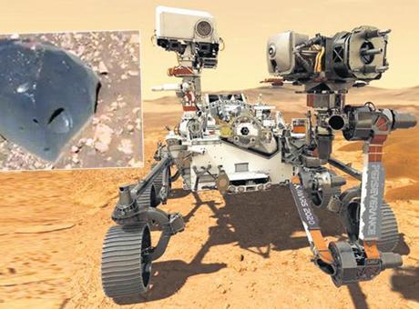 Mars’ta kafatası gibi gizemli yapı