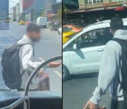 Mecidiyeköy’de kaçırdığı otobüsün önünü kesmişti! İlk kez konuştu