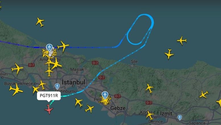 Pilot ile kule arasında rüzgar paniği: Yakıt kritik olabilir!