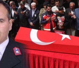 Şehit astsubay memleketi Gaziantep’te son yolculuğuna uğurlandı