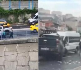 Son dakika: Sarıyer’de okul servisiyle pikap çarpıştı