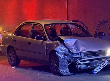 Yer: Kahramanmaraş! Tünelde iki otomobil çarpıştı, yaralılar var