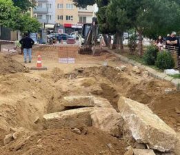Yol çalışması sırasında bulundu! İnsan kemikleri Roma dönemine ait çıktı