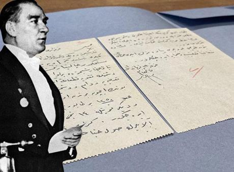 110 yıl sonra gün yüzüne çıktı! Atatürk’ün el yazısıyla yazdığı emir: Hemen ileri harekete geçiniz
