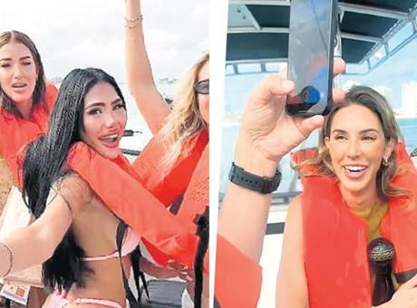 4.5 milyon dolarlık yat batarken selfie