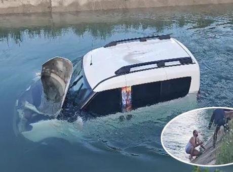 Adana’da bir garip olay! Sulama kanalına uçtu yardımları reddetti