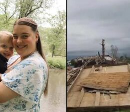 Ağlayarak hayata tutundu! Kasırgadan kurtulan anne kabusu anlattı