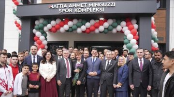 Ahmet Minguzzi Spor Tesisi’nin açılışı yapıldı