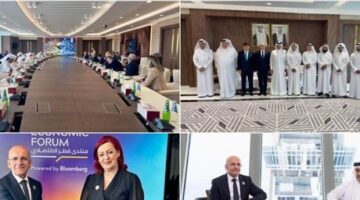 Bakan Şimşek, Doha’da reel sektöre Türkiye’deki yatırım fırsatlarını anlattı