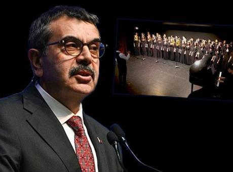 Bakan Tekin, ‘Parla’ marşını seslendiren öğrencileri paylaştı