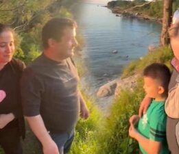 Balıkçı kaydetti, görüntüler hızla yayıldı! Vatandaşlar dakikalar sonra sahile akın etti