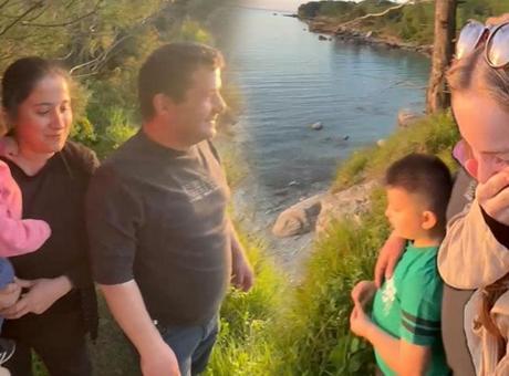 Balıkçı kaydetti, görüntüler hızla yayıldı! Vatandaşlar dakikalar sonra sahile akın etti