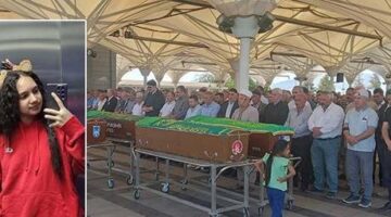 Başından vurulmuş halde ölü bulunan kız çocuğu son yolculuğuna uğurlandı