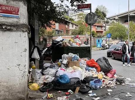 Beşiktaş Belediyesi’nden ilçede toplanmayan çöplerle ilgili açıklama