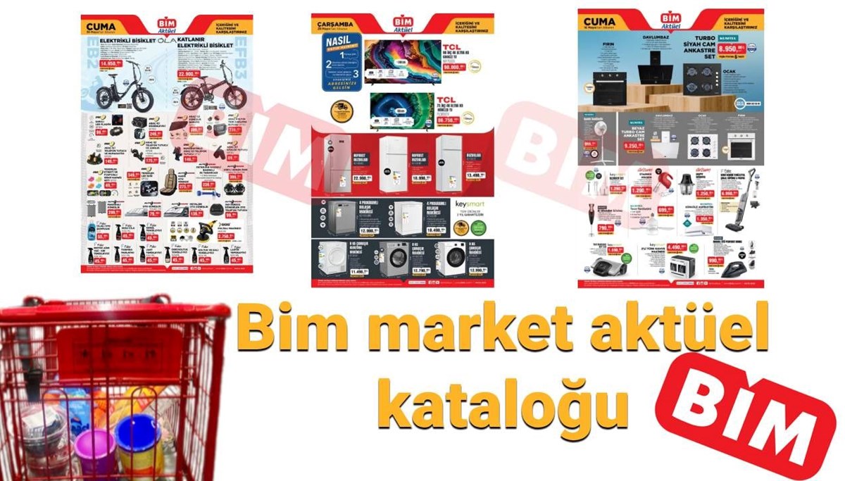 BİM 27, 28, 30 Mayıs aktüel kataloğu 2025: Barbekü, süpürge, derin dondurucu, vantilatör ve klima geliyor