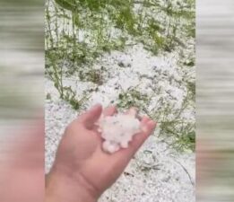Bingöl ve Osmaniye’de dolu yağışı etkili oldu