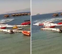 Bodrum’da feci olay! Su sporları yapan 3 turist kaza yaptı: İşte o görüntüler