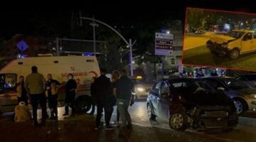 Bursa’da feci kaza! Otomobil taksiye çarptı: 7 yaralı