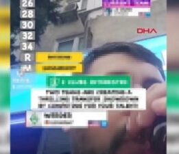 Canlı yayında oyun oynarken yıldırım düştü