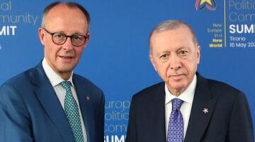 Cumhurbaşkanı Erdoğan, Almanya Başbakanı Merz’i kabul etti