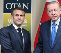 Cumhurbaşkanı Erdoğan, Macron ile görüştü