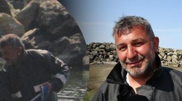 Dedesinden öğrendiği yöntemle 50 kilo balık yakalıyor!