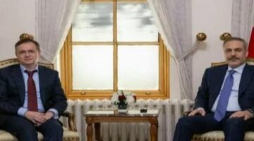 Dışişleri Bakanı Hakan Fidan Rus heyeti temsilcileri ile görüştü
