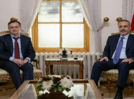 Dışişleri Bakanı Hakan Fidan Rus heyeti temsilcileri ile görüştü