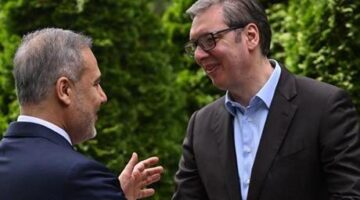 Dışişleri Bakanı Hakan Fidan, Sırbistan Cumhurbaşkanı Vucic ile görüştü: Türkiye ile ilişkilerimize özel önem veriyoruz