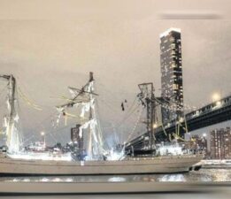 Donanma gemisi, New York’ta Brooklyn Köprüsü’ne çarptı! Dostluk turu ‘ölüm’le bitti