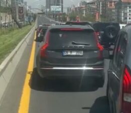 Düğün konvoyu ambulansın geçişini engelledi