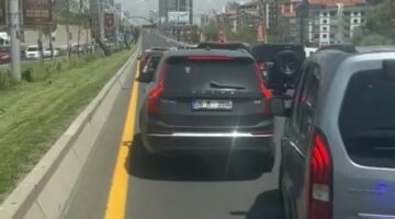 Düğün konvoyu ambulansın geçişini engelledi