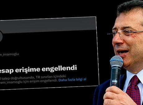 Ekrem İmamoğlu’nun X hesabına erişim engeli