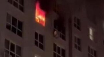 Esenyurt’ta sitede yangın! 8’inci kattan atlayan kadın hastaneye kaldırıldı